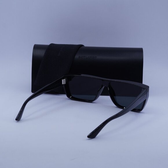 Saint Laurent SL 757 001 Square Sunglasses - Black/Grey - Picture 10 of 10